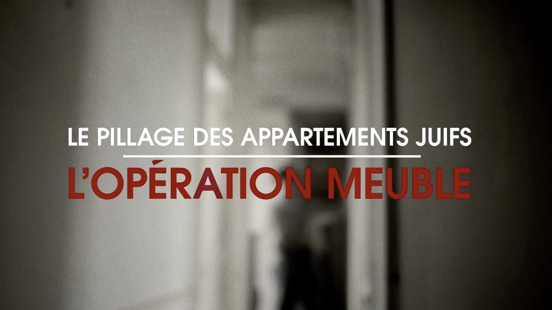 Vignette du programme télé Le pillage des appartements juifs : l'Opération meuble
