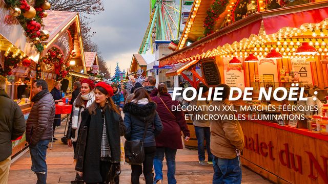 Vignette du programme télé Folie de Noël : décoration XXL, marchés féeriques et incroyables illuminations