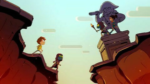 Vignette du programme télé Oscar & Malika, toujours en retard (Les Reptiliens) S2 (12/52)