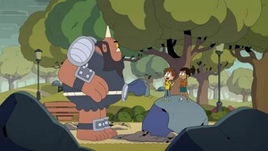 Vignette du programme télé Oscar & Malika, toujours en retard (Le haricot Magique) S2 (30/52)