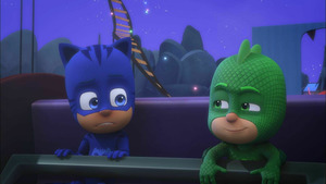 Vignette du programme télé Les Pyjamasques (Les Pyjamasques et le Roméomanège) S2 (24/26)