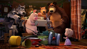 Vignette du programme télé Masha et Michka (La visite du Père Noël) S6 (13/26)