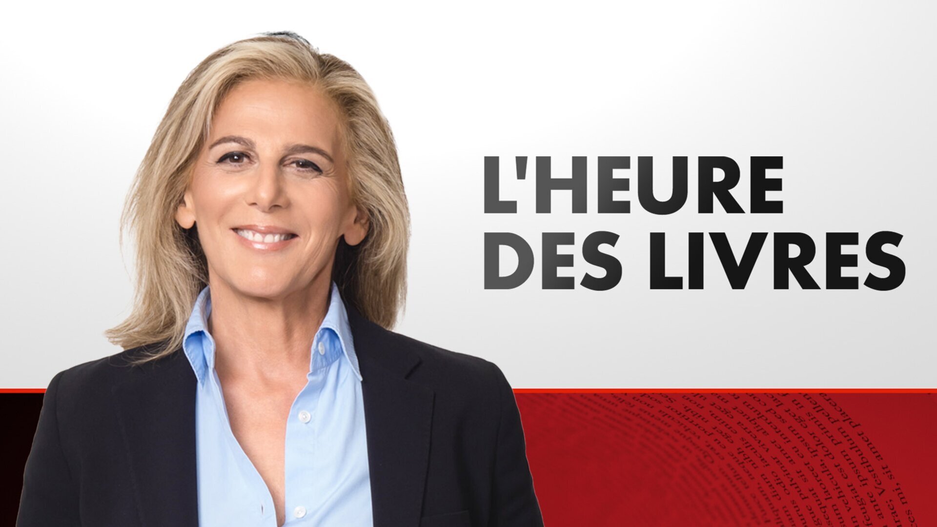 Vignette du programme télé L'heure des livres