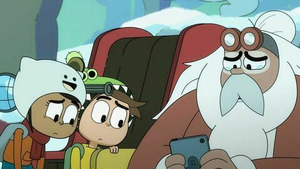 Vignette du programme télé Oscar & Malika, toujours en retard (Le renne du père Noël) S1 (22/52)