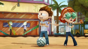 Vignette du programme télé Angelo la débrouille (Compétition à la plage) S5