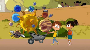 Vignette du programme télé Oscar & Malika, toujours en retard (L'asteroide) S2 (42/52)