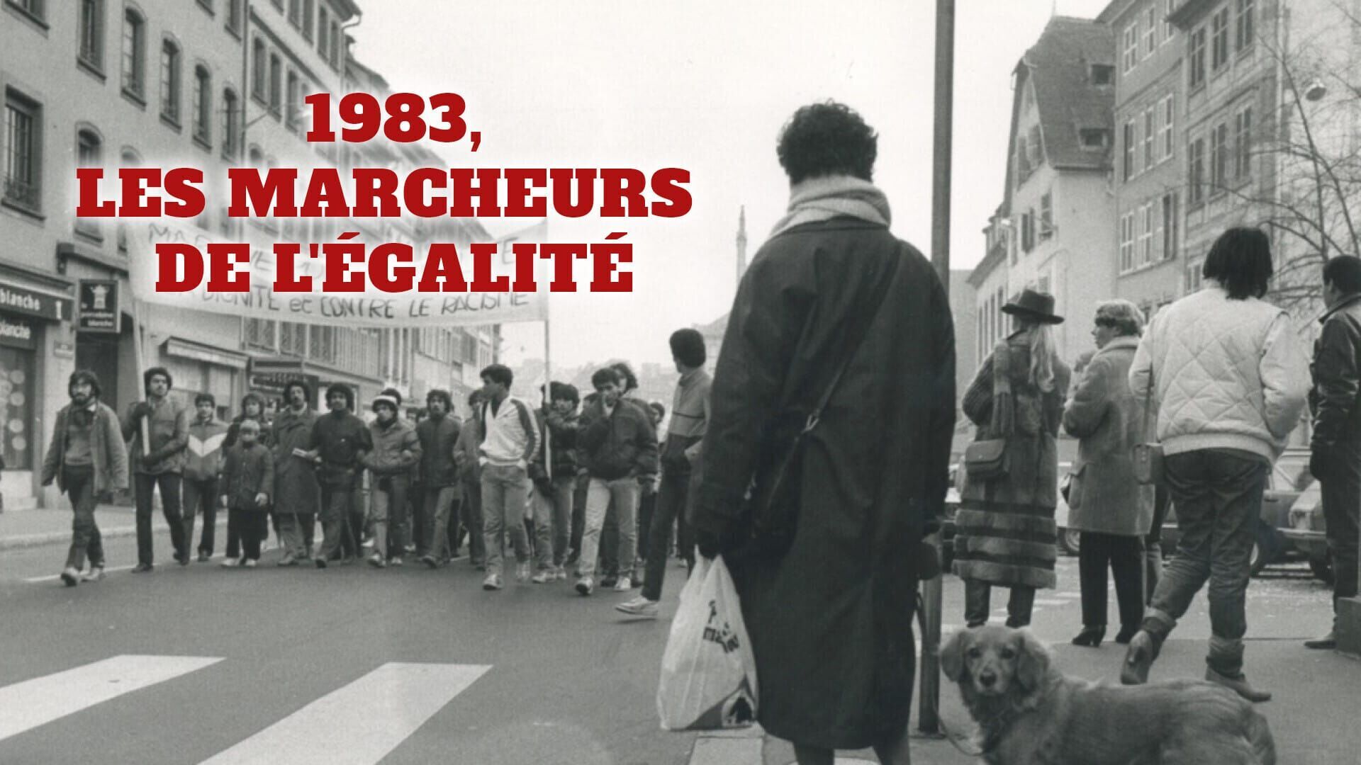 Vignette du programme télé 1983, les marcheurs de l'égalité