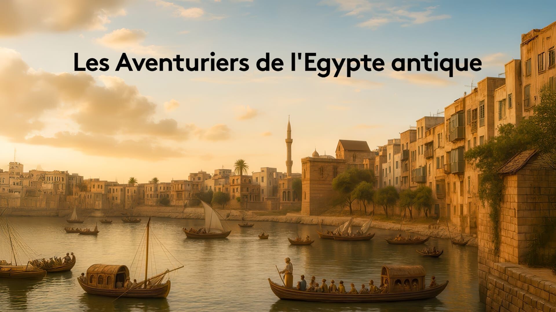 Vignette du programme télé Les aventuriers de l'Egypte antique