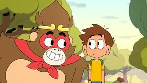 Vignette du programme télé Oscar & Malika, toujours en retard (Le roi singe) S3 (17/52)