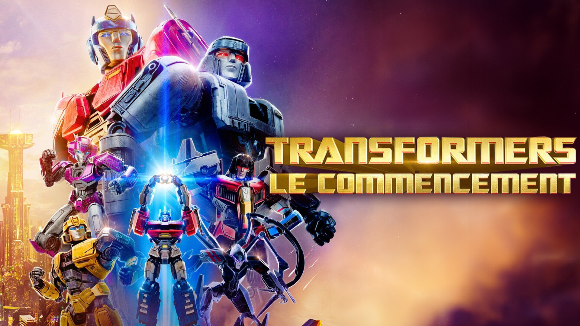 Vignette du programme télé Transformers : Le commencement