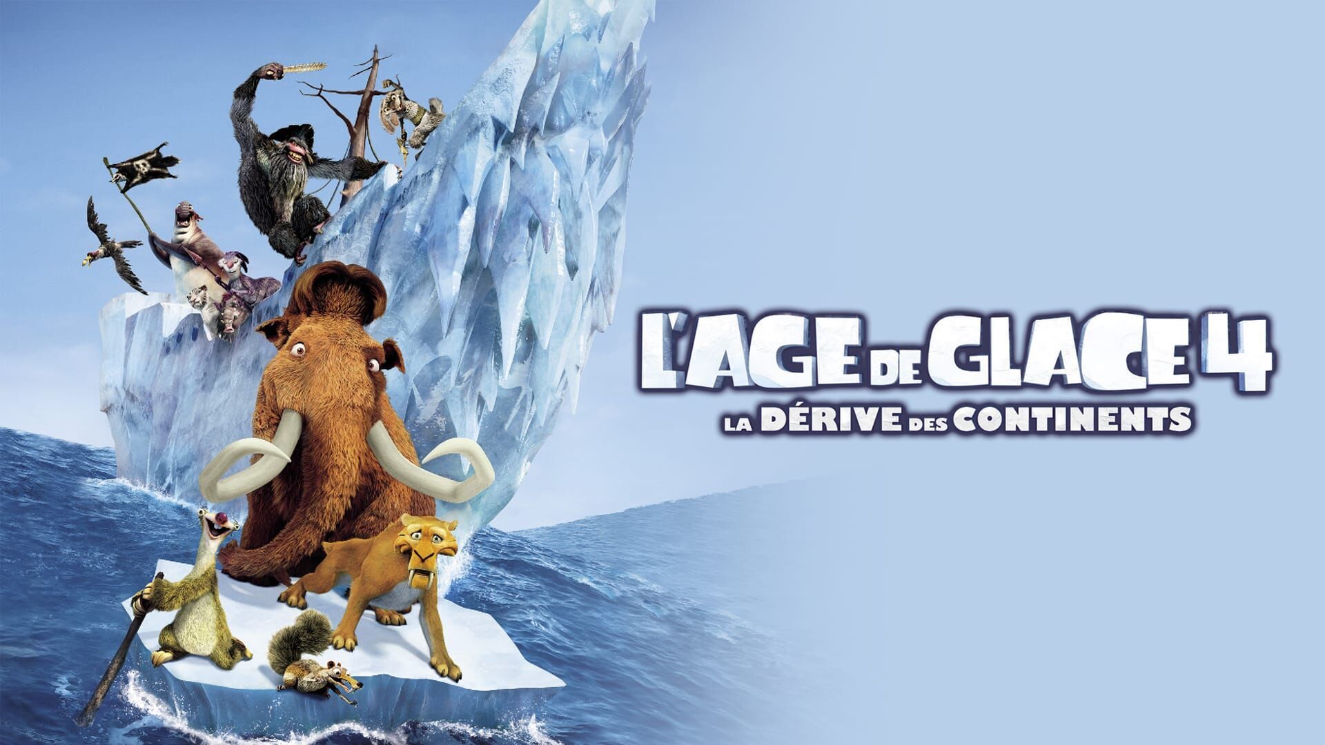 Vignette du programme télé L'âge de glace 4 : La dérive des continents