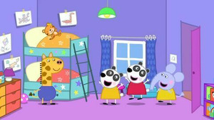 Vignette du programme télé Peppa Pig (La pyjama-party collective !) S8 (n°33)