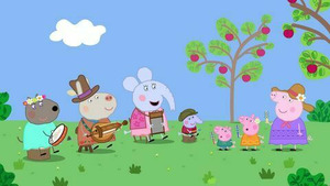 Vignette du programme télé Peppa Pig (Le groupe de musique folk) S8 (n°49)