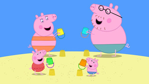 Vignette du programme télé Peppa Pig (Le café de monsieur Cat) S8 (n°43)