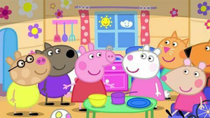Vignette du programme télé Peppa Pig (La salle de jeux avec plats à emporter) S8 (n°7)