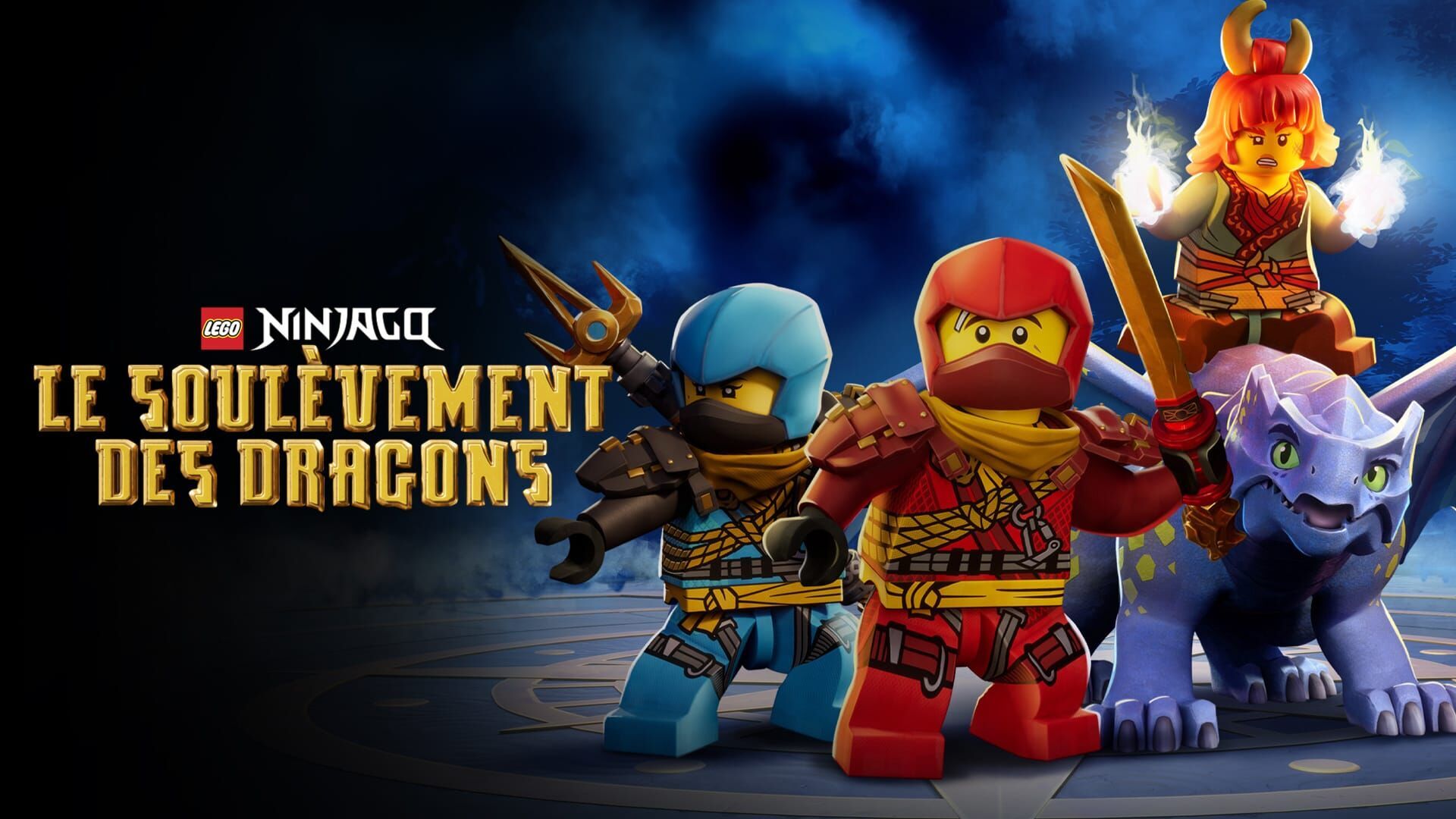 Vignette du programme télé Ninjago, le soulèvement des dragons