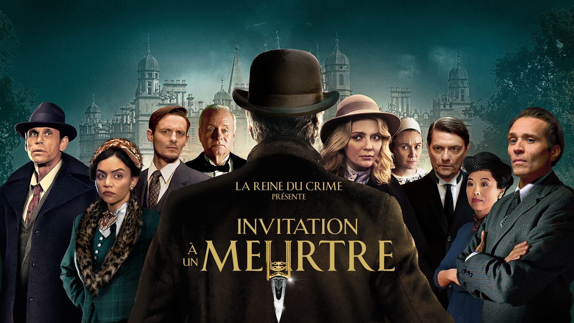 Vignette du programme télé La reine du crime présente : Invitation à un meurtre