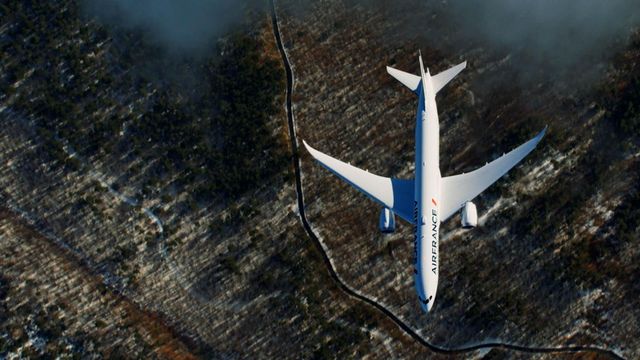 Vignette du programme télé Air France : une techno de haut vol