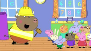 Vignette du programme télé Peppa Pig (Monsieur Bull : maître d'école) S6 (43/52)