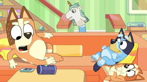 Vignette du programme télé Bluey Minisodes (Le téléphone) S1 (n°9)