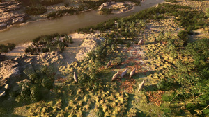 Vignette du programme télé Aux origines des mammifères, le monde avant les dinosaures