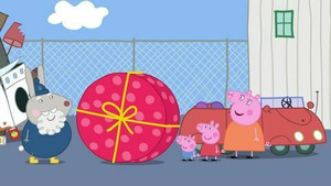 Vignette du programme télé Peppa Pig (Un gros cadeau pour la doctoresse Hamster) S6 (35/52)