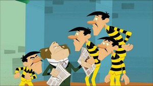 Vignette du programme télé Les Dalton (Les Dalton en première page) S3 (29/37)