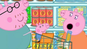 Vignette du programme télé Peppa Pig (Le supermarché) S1 (49/52)