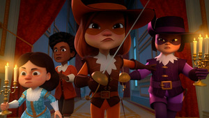 Vignette du programme télé Les 3 Mousquetaires (Les fantômes du Louvre) S1 (n°13)