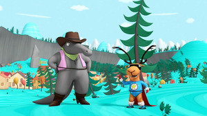 Vignette du programme télé Jean-Michel super caribou (Jean-Michel et le rodéo raquette) S2 (42/52)