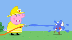 Vignette du programme télé Peppa Pig (L'entraînement du pompier) S6 (42/52)