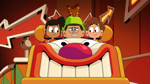 Vignette du programme télé Oscar & Malika, toujours en retard (Le palais du rire) S3 (18/52)