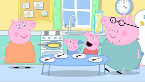 Vignette du programme télé Peppa Pig (Les crêpes) S1 (29/52)