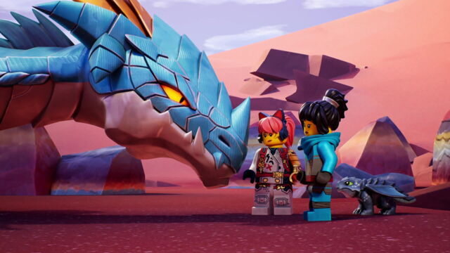 Vignette du programme télé Ninjago, le soulèvement des dragons