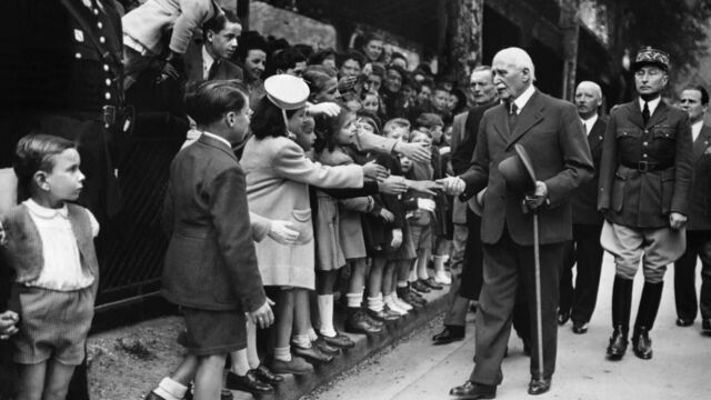 Vignette du programme télé Blum-Pétain, duel sous l'Occupation