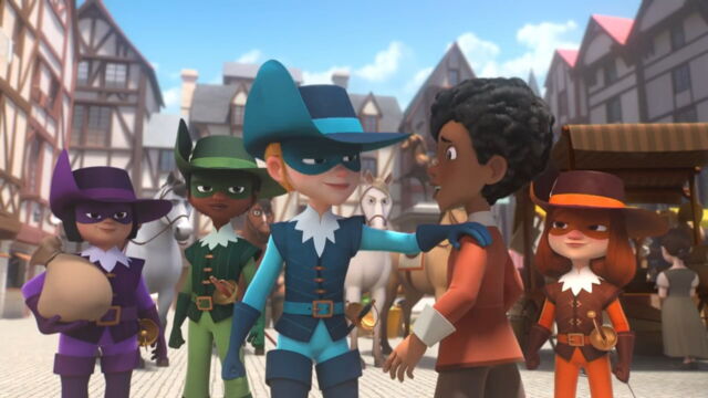 Vignette du programme télé Les 3 Mousquetaires