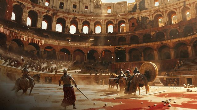 Vignette du programme télé Gladiateurs : des origines à la chute du Colisée - Saison 1
