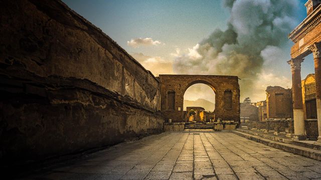 Vignette du programme télé Destruction de Pompéi : Scénario d'une apocalypse