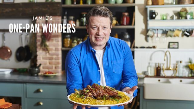 Vignette du programme télé Les recettes tout en un de jamie - Saison 1