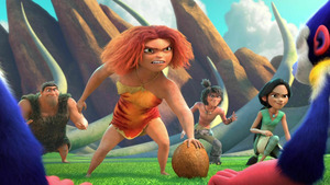 Vignette du programme télé Les Croods (Pré)histoires de famille (Un match à la noix) S2 (22/26)