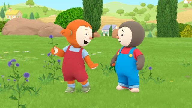 Vignette du programme télé T'choupi à la campagne