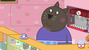 Vignette du programme télé Peppa Pig (Le café de monsieur Cat) S8 (43/52)