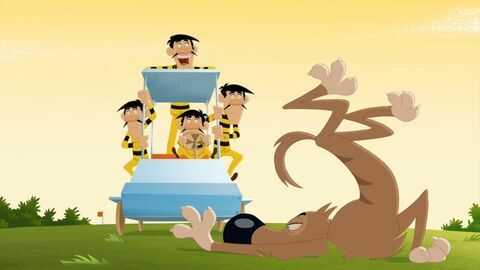 Vignette du programme télé Les Dalton