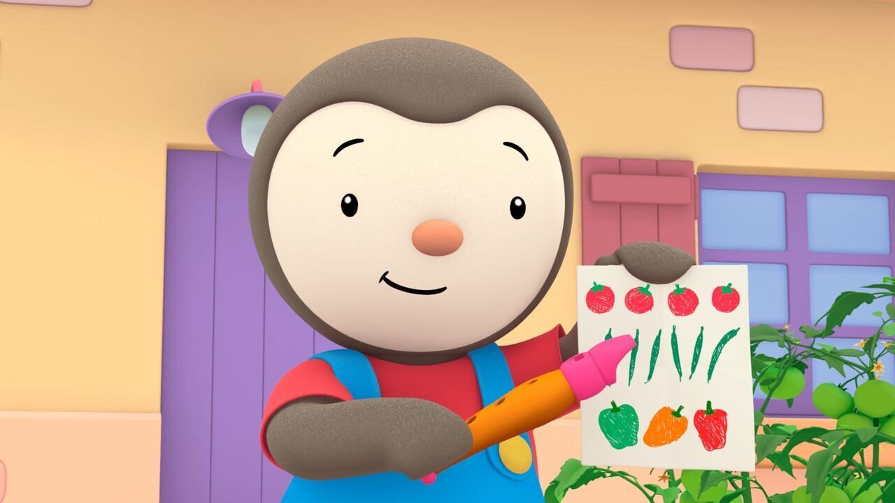Vignette du programme télé T'choupi à la campagne