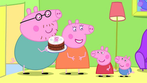 Vignette du programme télé Peppa Pig (La grande nouvelle) S8 (52/52)