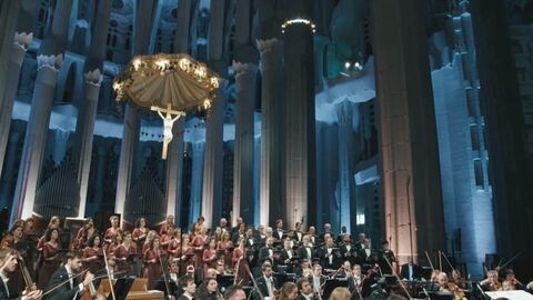 Vignette du programme télé "Requiem" de Mozart à la basilique de la Sagrada Família
