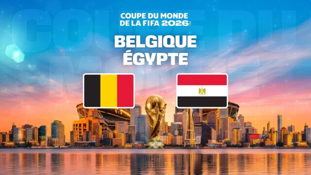 Vignette du programme télé Belgique / Egypte