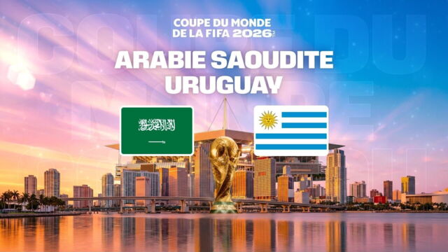 Vignette du programme télé Arabie saoudite / Uruguay