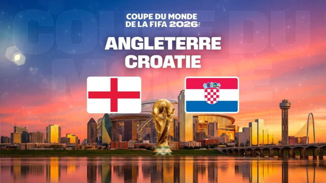 Vignette du programme télé Angleterre / Croatie