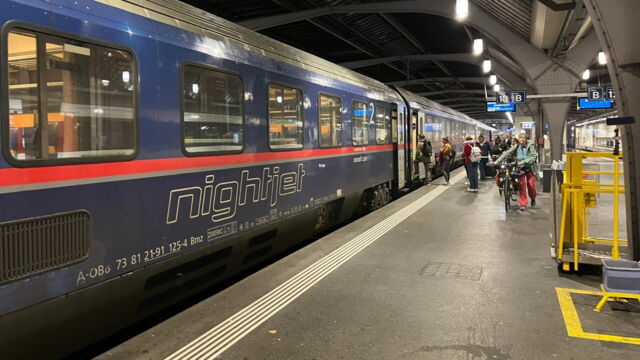Vignette du programme télé L'Europe en train de nuit, d'est en ouest